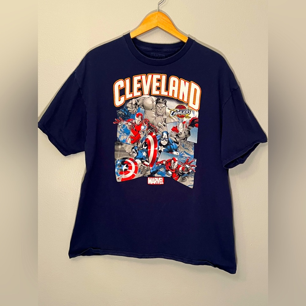 Cleveland Cavaliers x Marvel Cavs Collab T Shirt Adult Size XL